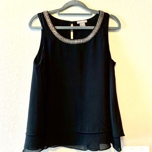 Flowy Black Tank